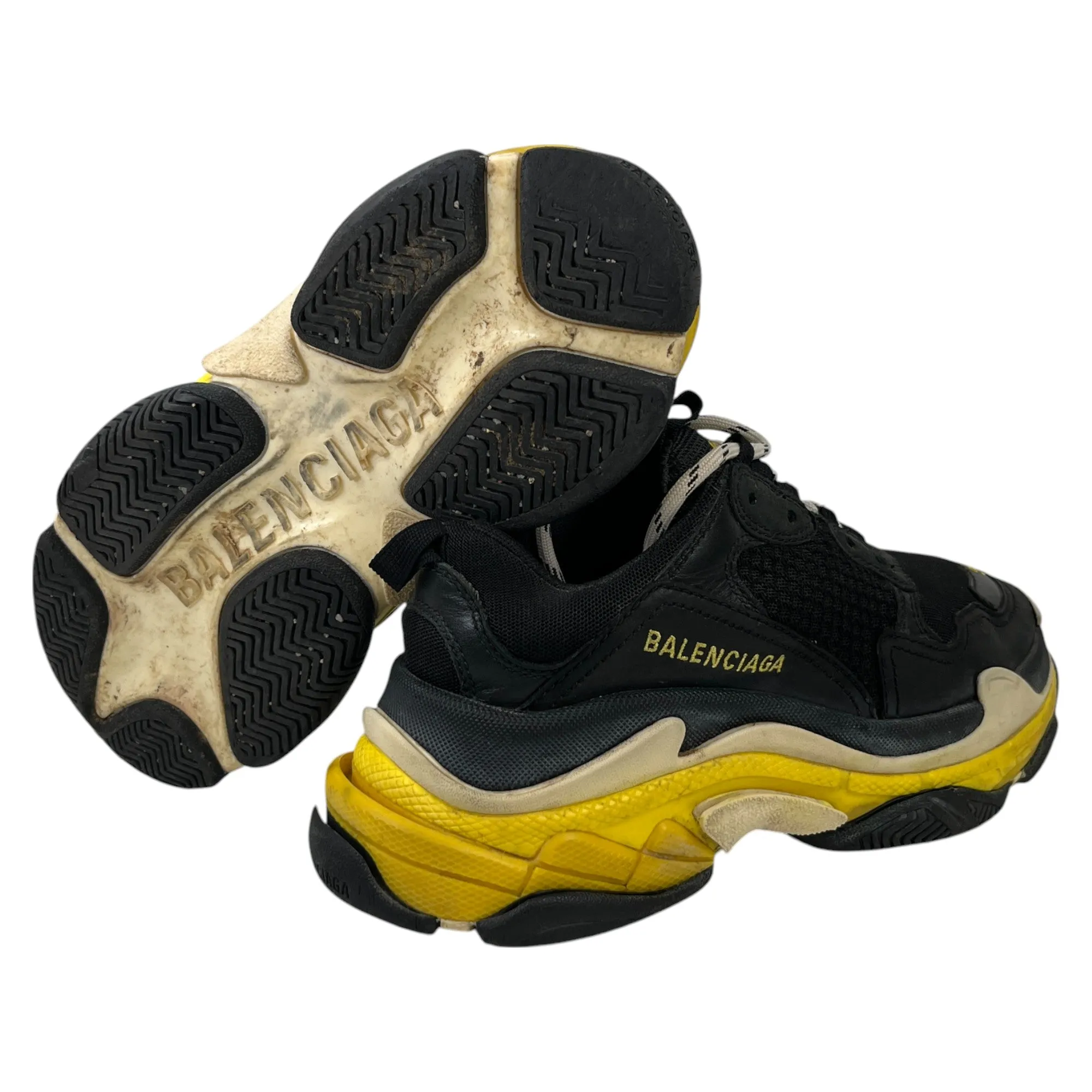 Women's Triple S Low Trainers Black Size EU 36 / UK 3