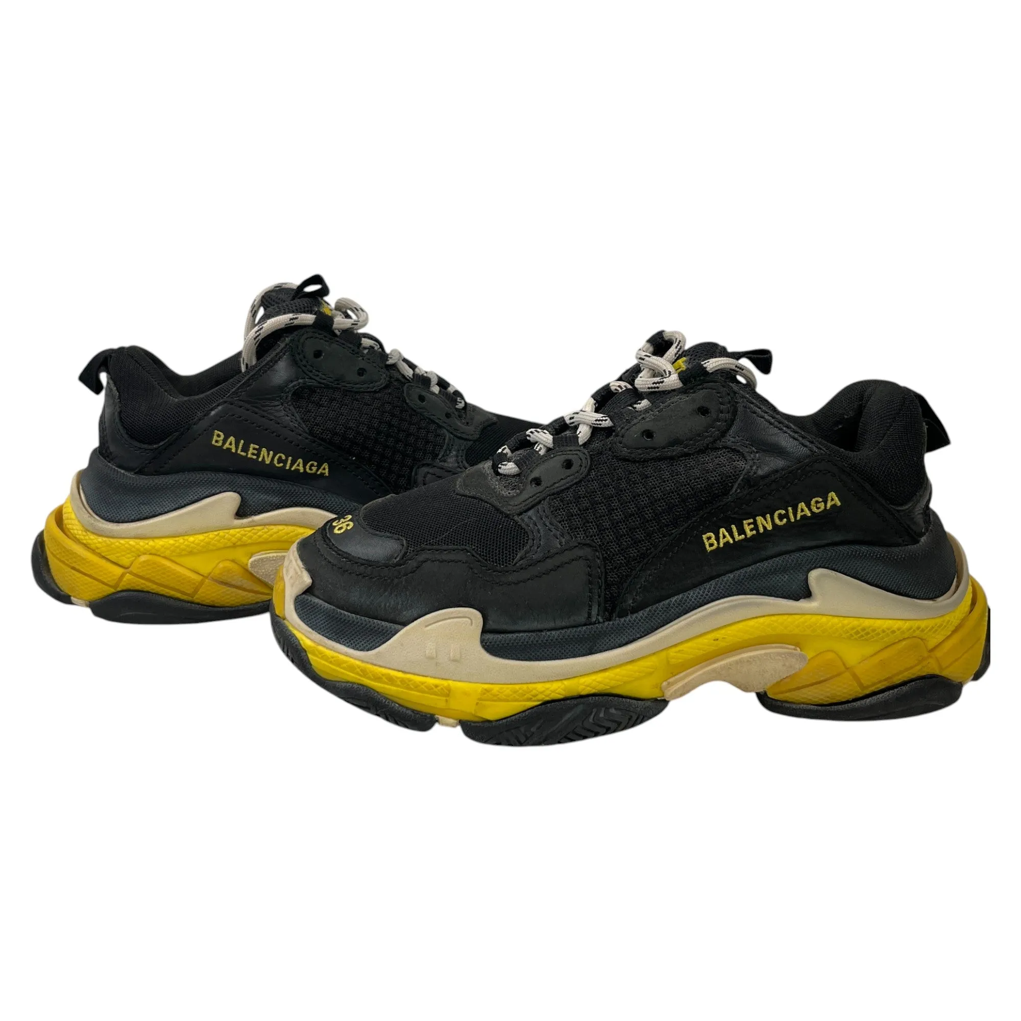 Women's Triple S Low Trainers Black Size EU 36 / UK 3