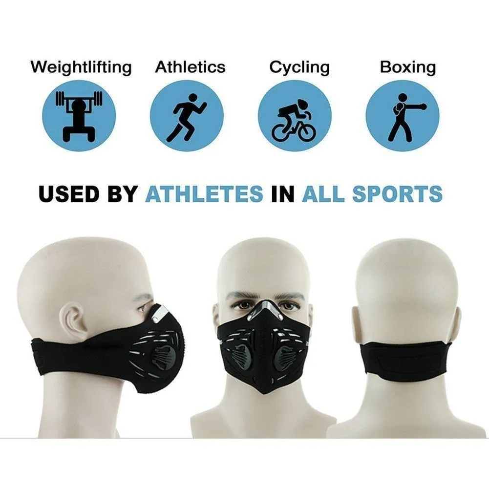 Women's Velcro Face Mask - With Breathing Valve & No Ear Tugging