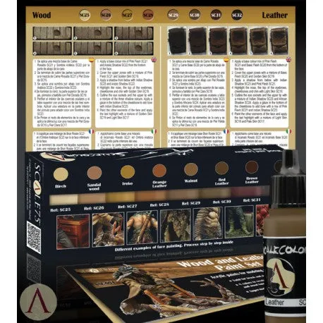 Wood & Leather Paint Set - Scale75