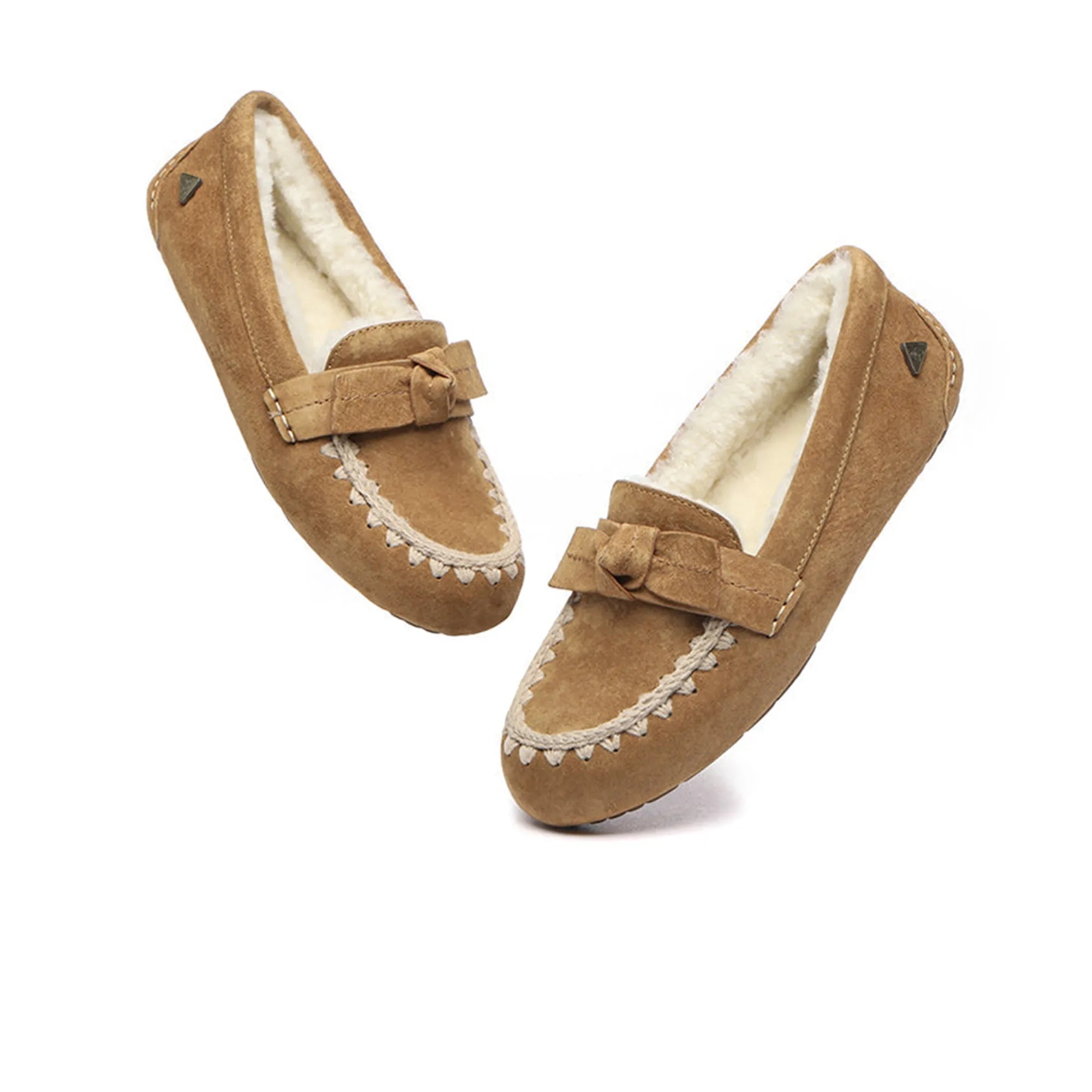 Woven Bow UGG Moccasin