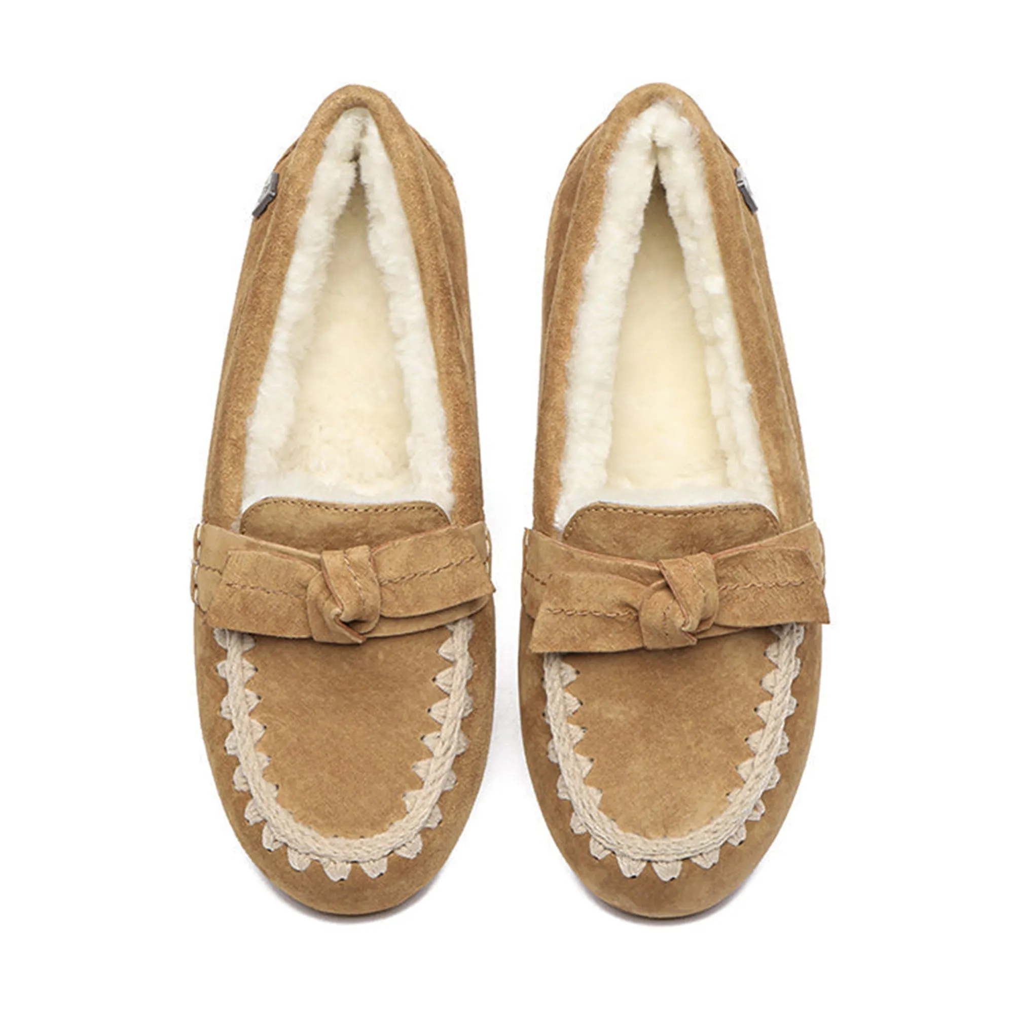 Woven Bow UGG Moccasin