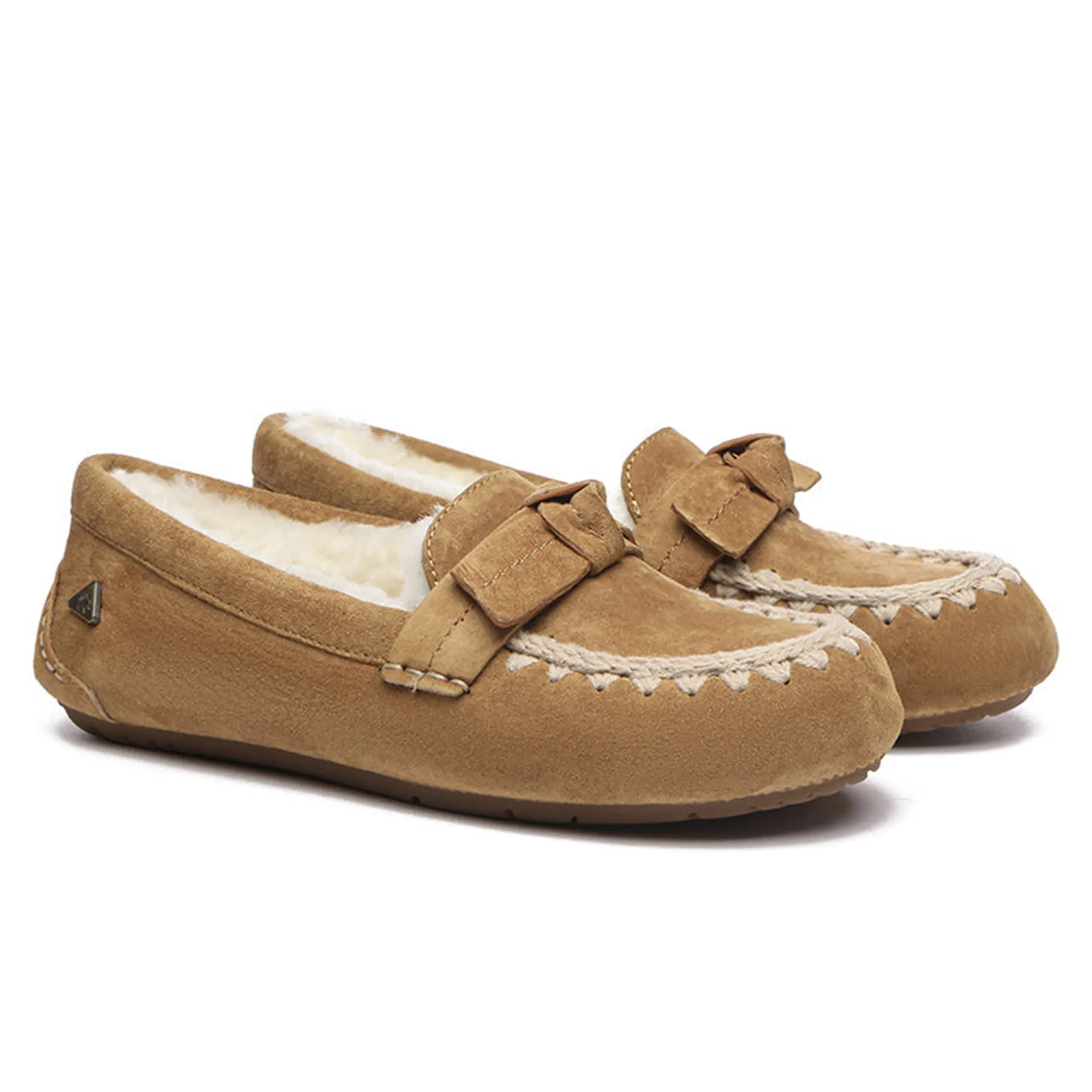 Woven Bow UGG Moccasin